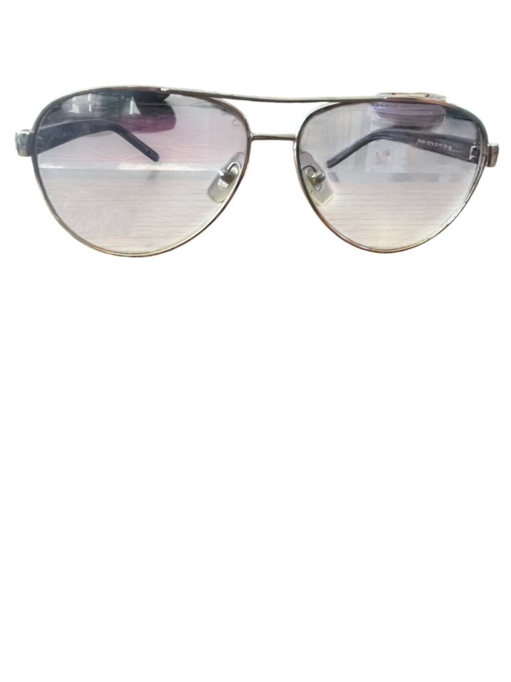 Ralph Lauren Gradient Aviator Sunglasses With Metal Frame & Plastic Arms For Men